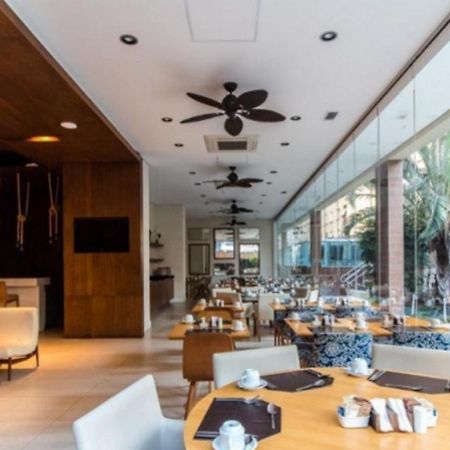Apto Top Com Vista Pro Mar Em Condominio Completo Em Frente A Praia! سانتوس المظهر الخارجي الصورة