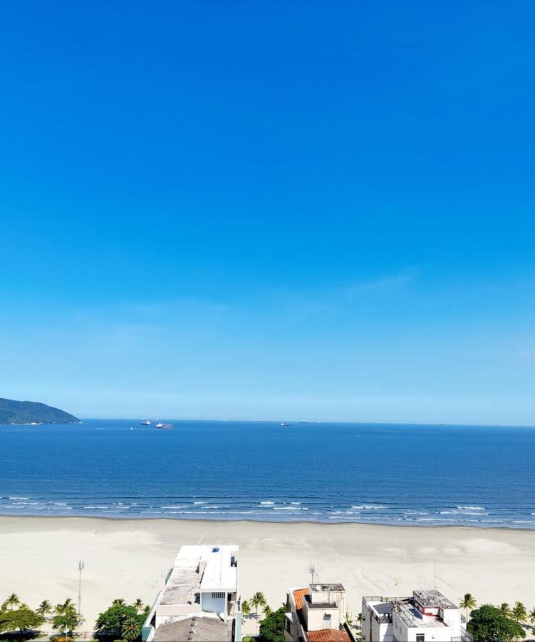 Apto Top Com Vista Pro Mar Em Condominio Completo Em Frente A Praia! سانتوس المظهر الخارجي الصورة