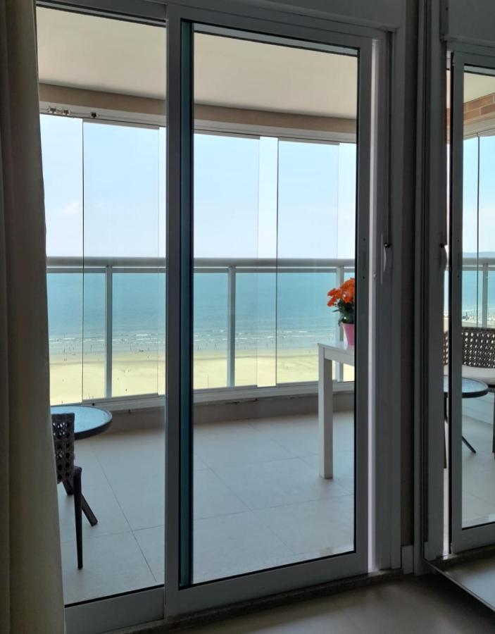 Apto Top Com Vista Pro Mar Em Condominio Completo Em Frente A Praia! سانتوس المظهر الخارجي الصورة