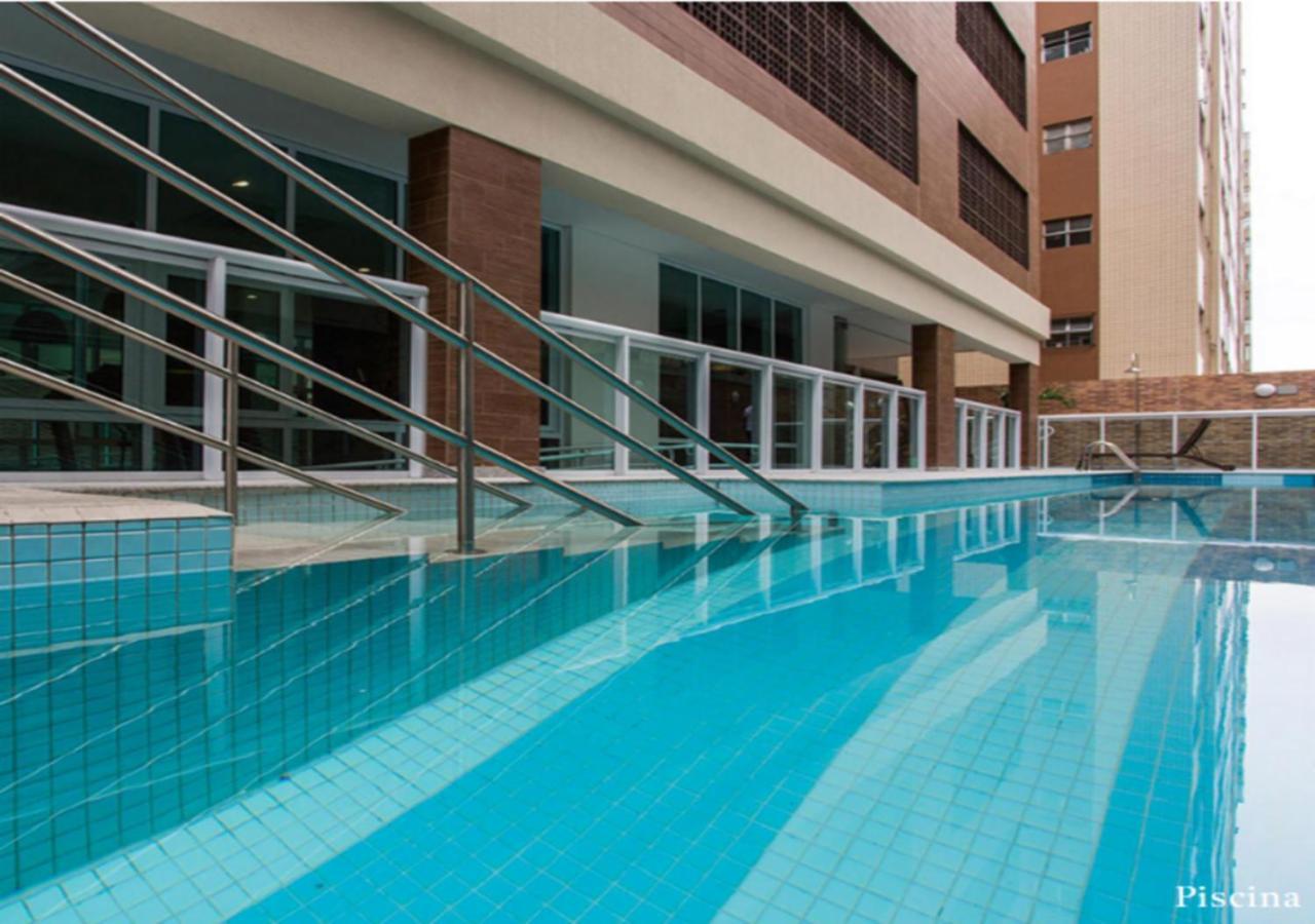 Apto Top Com Vista Pro Mar Em Condominio Completo Em Frente A Praia! سانتوس المظهر الخارجي الصورة